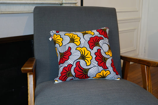 Housse de coussin "Fleurs"